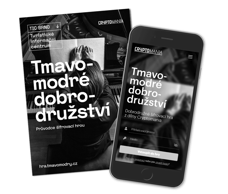 Tmavomodré dobrodružství Středně těžká hra v Brně