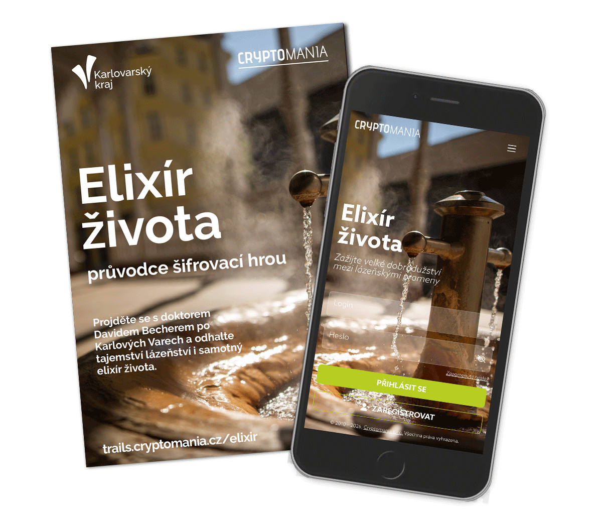 Elixír života Lehká hra v Karlových Varech